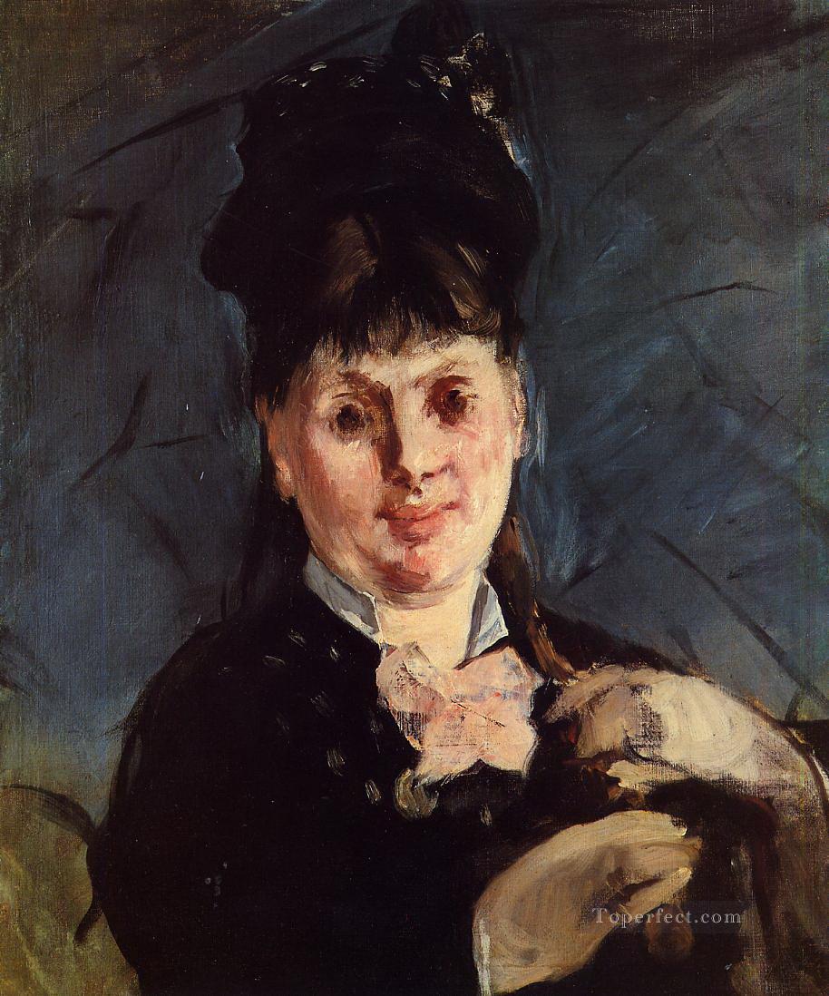 Woman with umbrella Eduard Manet Oil Paintings
